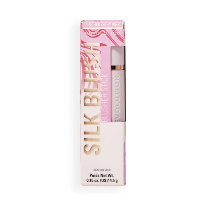 revolution skin silk marble blush stick pinched light pink