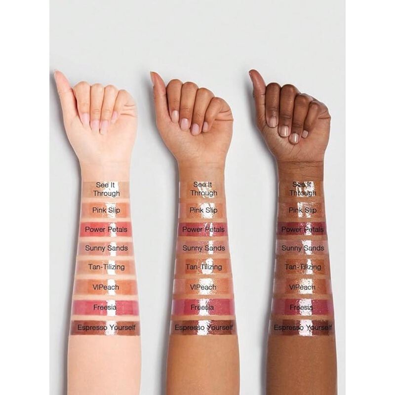 sheglam sheglam power bouquet lip gloss sunny sands shiny tinted moisturizing