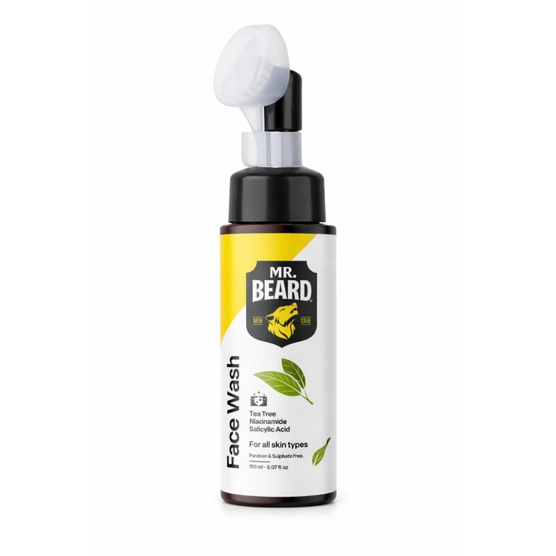 mr beard cleansing face wash