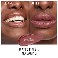 faces lasting mega matte liquid lip colour 210