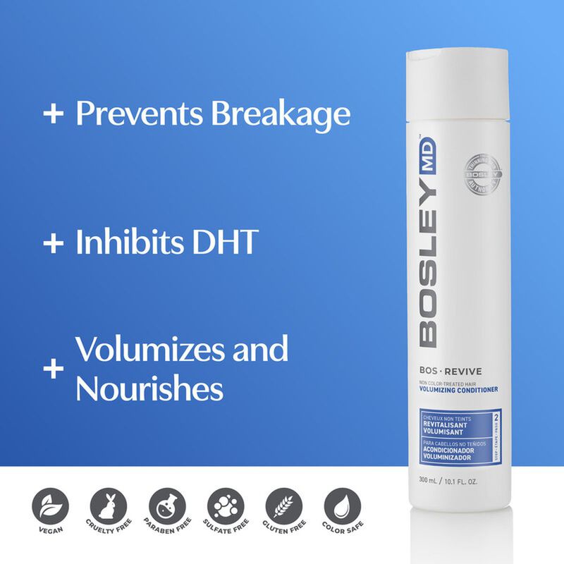 bosley md revive non color treated hair volumizing conditioner