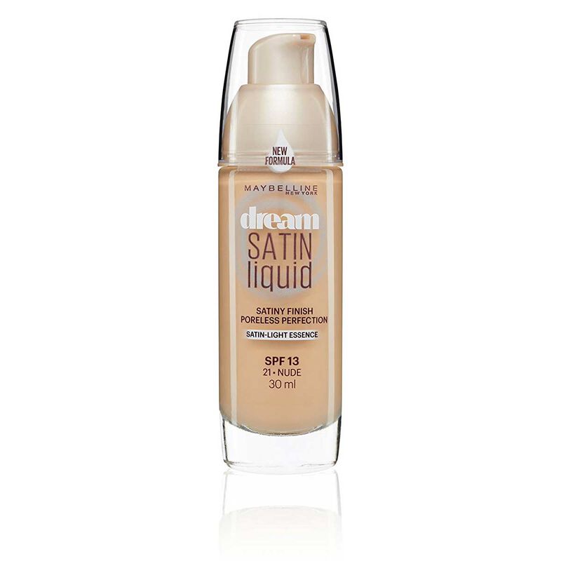maybelline new york dream satin foundation liquid