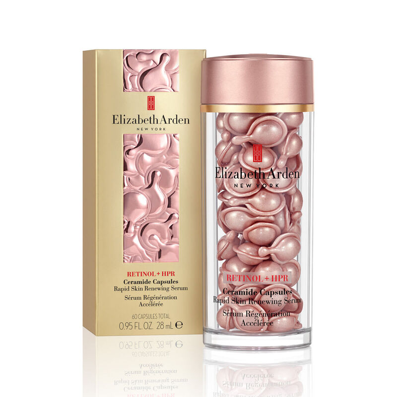 elizabeth arden retinol + hpr ceramide capsules rapid skin renewing serum