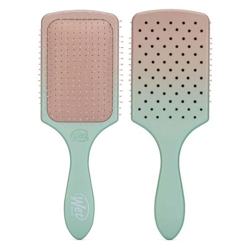 wet brush paddle detangler seafoam