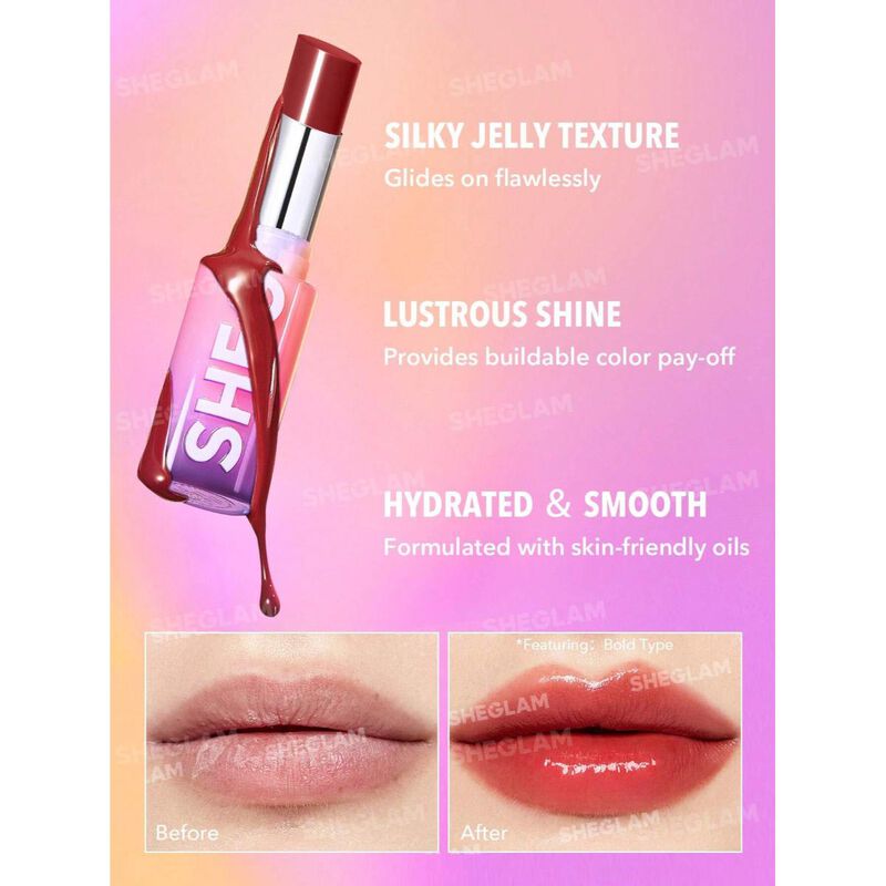 sheglam sheglam mirror kiss highshine lipscript bold type