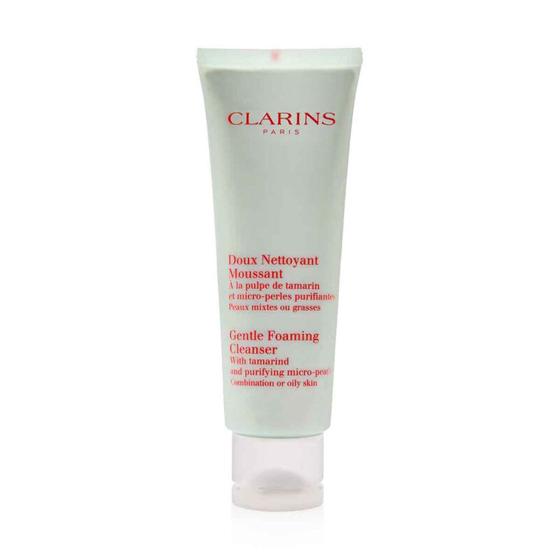 clarins gentle foaming cleanser with tamarind and purifying micropearls 125ml