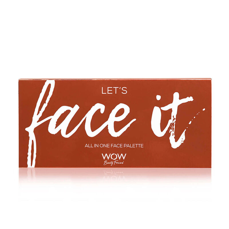 wow beauty let's face it  all in one face palette