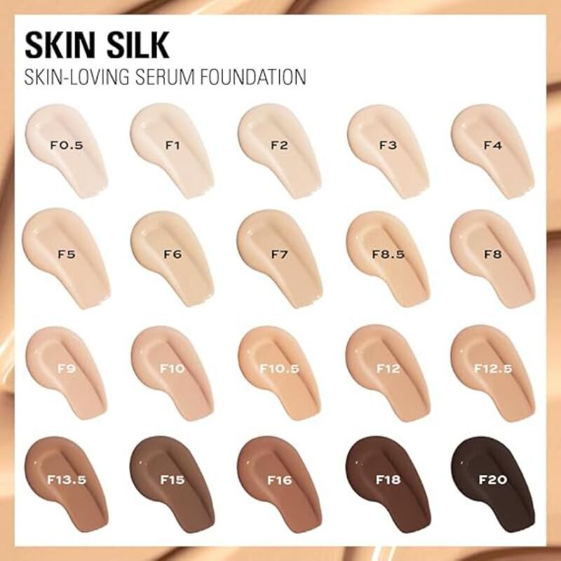 revolution skin silk serum foundation f1n