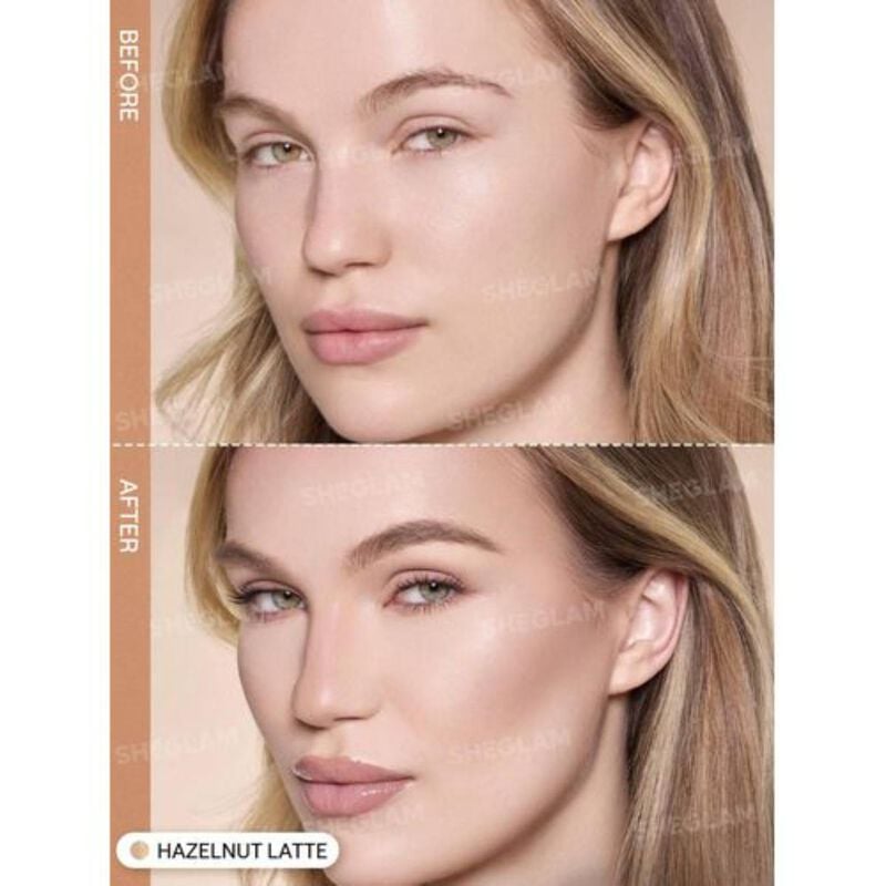 sheglam sheglam 2in1 contour & highlight stick hazelnut latte
