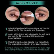 faces fashion natural lashes 117 black