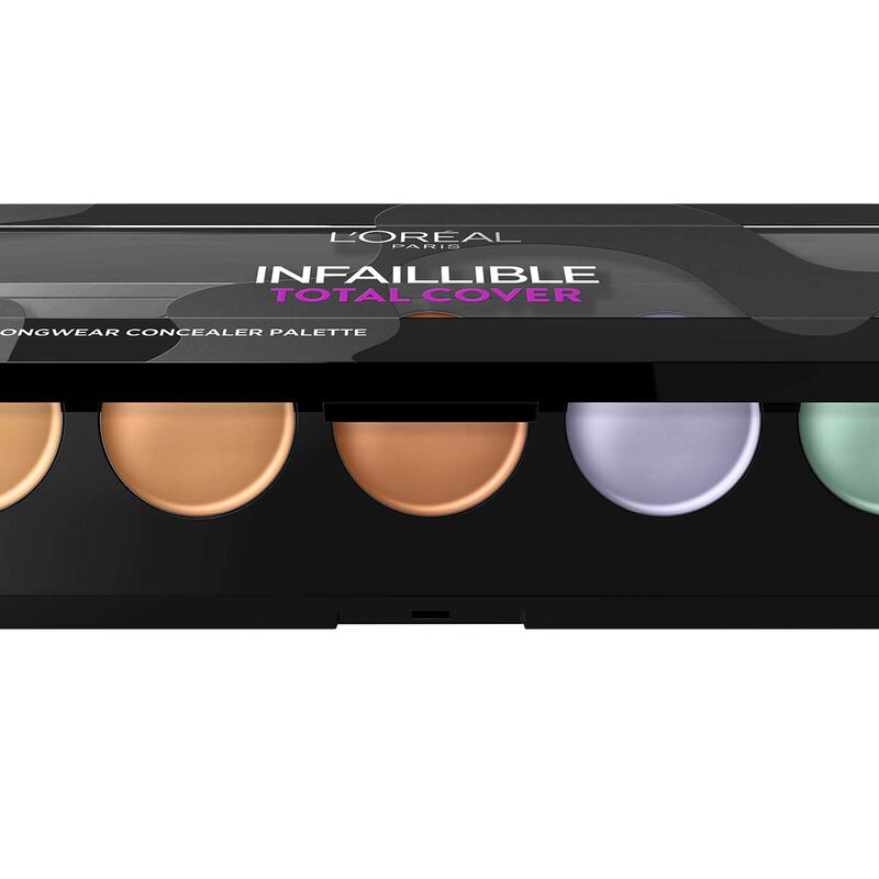 l'oreal paris infallible total cover concealer palette