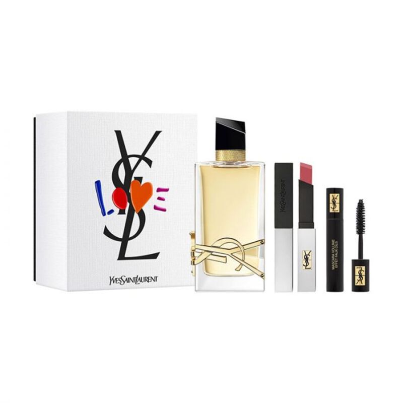 مجموعة ليبرا عطر 90 مل + أحمر شفاه + ماسكارا إيف سان لوران مجموعة ليبرا عطر 90 مل + أحمر شفاه + ماسكارا