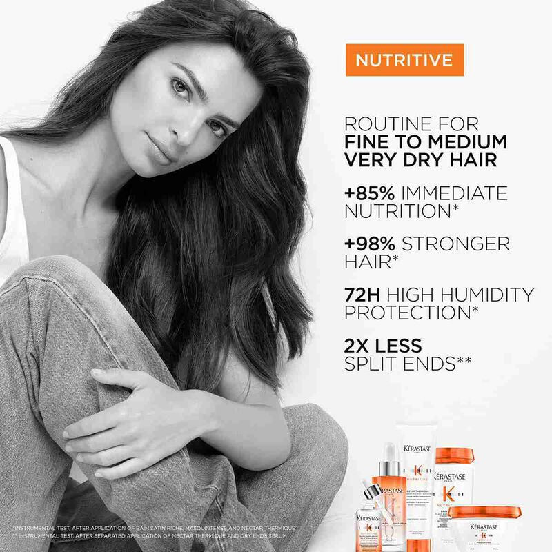 Nutritive Bain Satin Riche Shampoo for Very Dry Hair kerastase nutritive bain satin riche shampoo for very dry hair