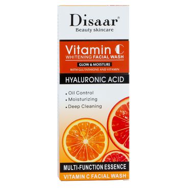 faces disaar vitamin c whitening facial wash multi function essence 100ml