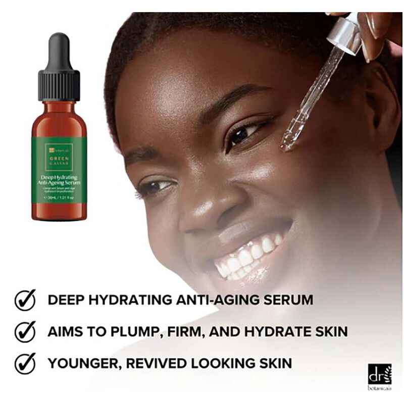 dr. botanicals green caviar deep hydrating anti aging serum