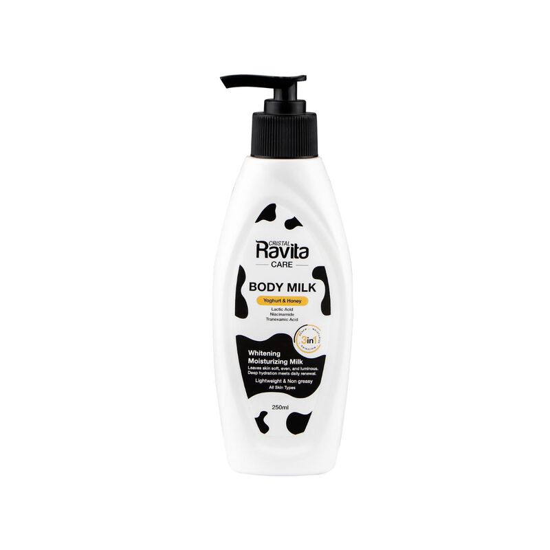 cristal ravita body milk youghurt & hony 250ml