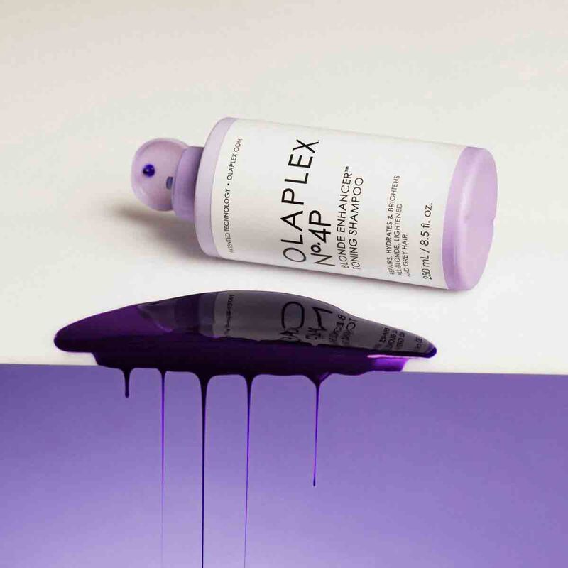 No.4P Purple Blonde Enhancer Toning Shampoo olaplex no.4p purple blonde enhancer toning shampoo