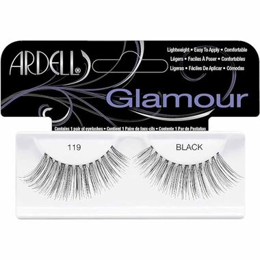 faces glamour lashes 119 black