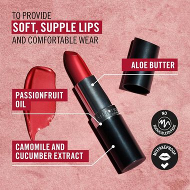 faces lasting finish lipstick   001 my gorge red