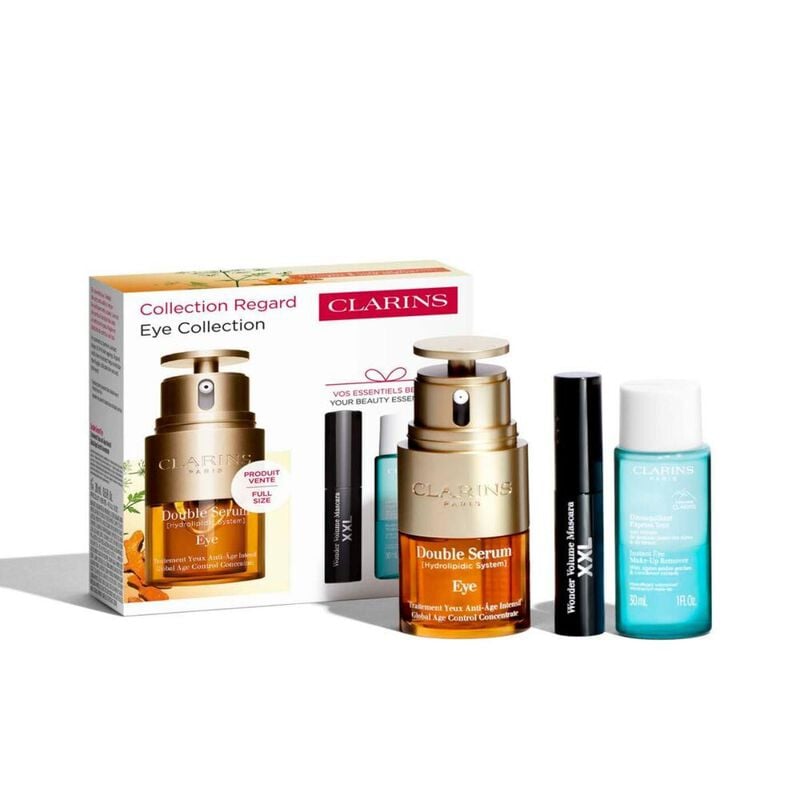 clarins clarins double serum eye collection vp set