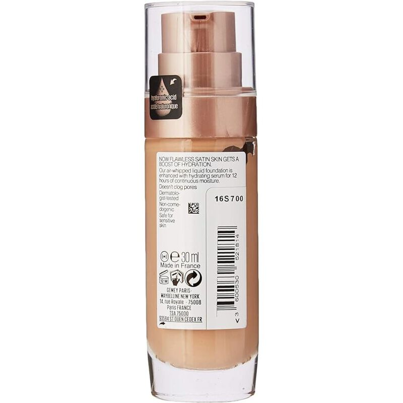Dream Satin Liquid Foundation 20 Cameo maybelline new york dream satin liquid foundation 20 cameo