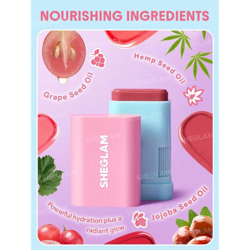 sheglam sheglam glass glow blush stick brisk babe