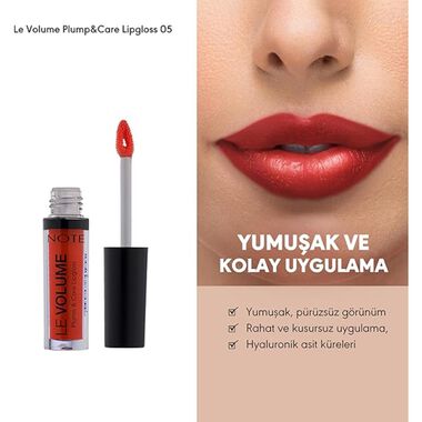 faces note le volume plump care lipgloss 05
