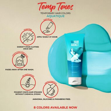faces the hair addict temp tones   aquatique 88 ml