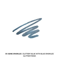 faces drama liqui pencil waterproof eyeliner 05 seine sparkles