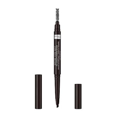 faces rimmel brow this way eyebrow pen   medium brown  0 25g