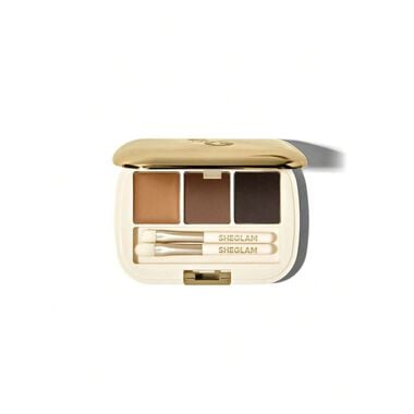 باليت للحواجب - بني غامق (3 ألوان) faces باليت للحواجب بني غامق 3 ألوان