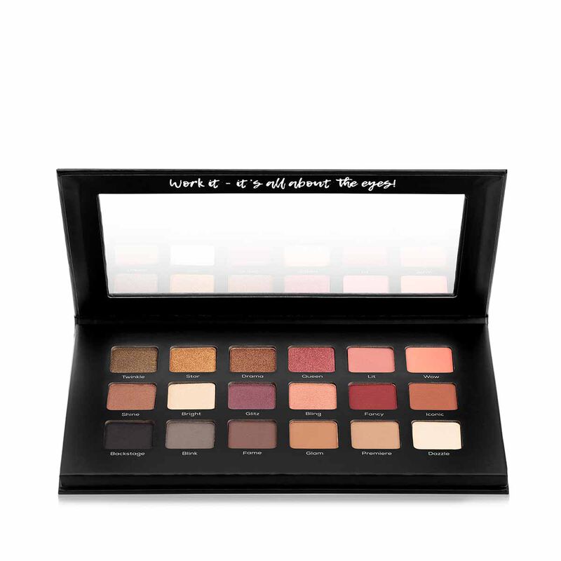 wow beauty all eyes on me  shadow palette