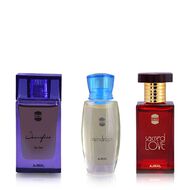 faces miniature set for women 3 concentrated perfume oils 10ml each