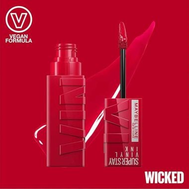 faces superstay vinyl ink longwear transfer proof gloss lipstick  50 wicked