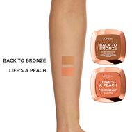 faces life is a peach blush