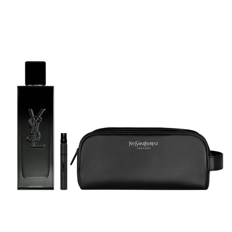 yves saint laurent myslf eau de parfum + travel size 10ml + black travel pouch