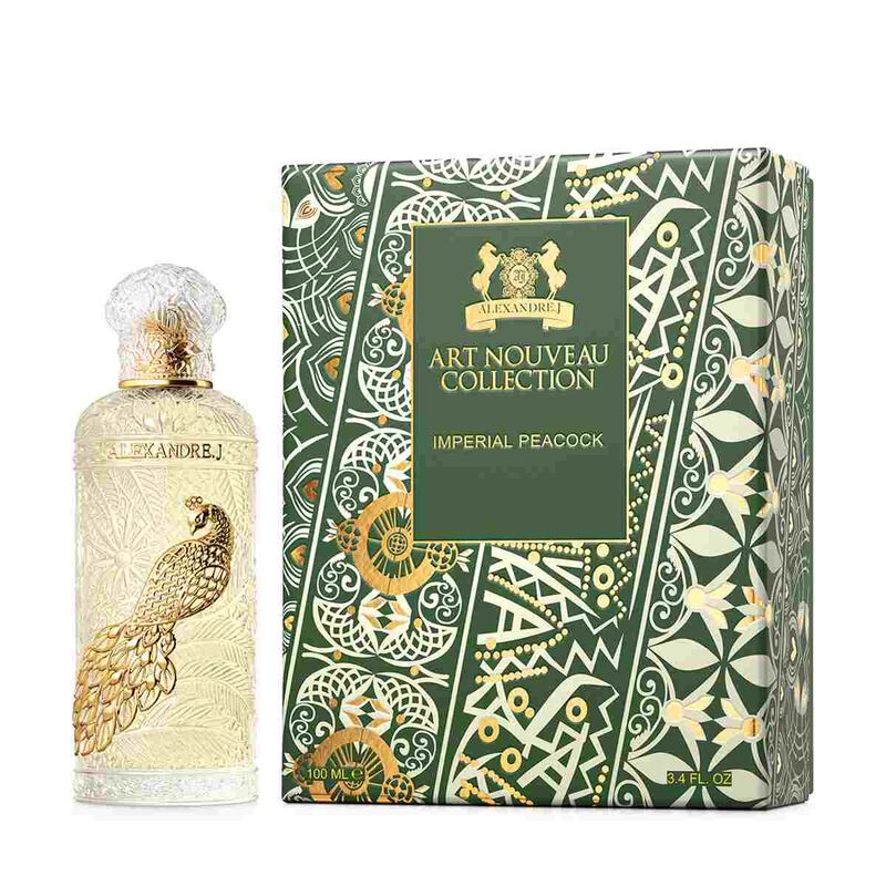 alexandre j imperial peacock  gold bottle