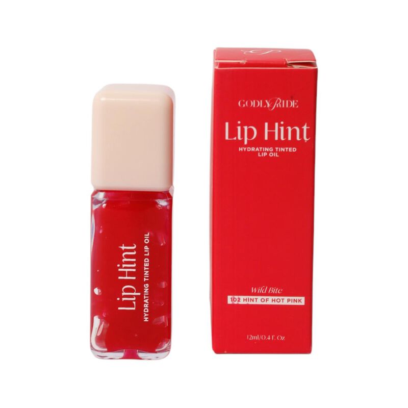 godly pride lip hint hydrating tinted lip oil  wild bite