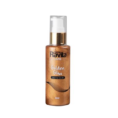 faces golden glow shimmer dry oil for skin 80ml