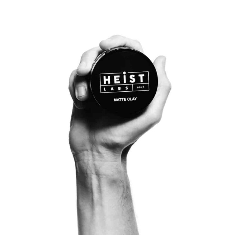 heist of london heist labs matte clay strong hold and definition 100ml