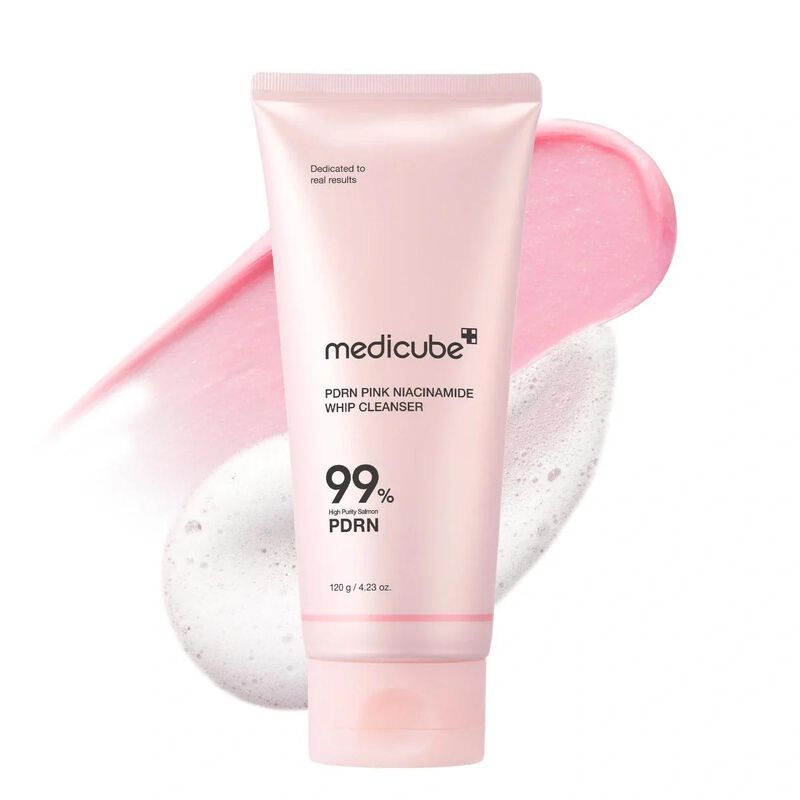 medicube pdrn pink niacinamide whipped cleanser