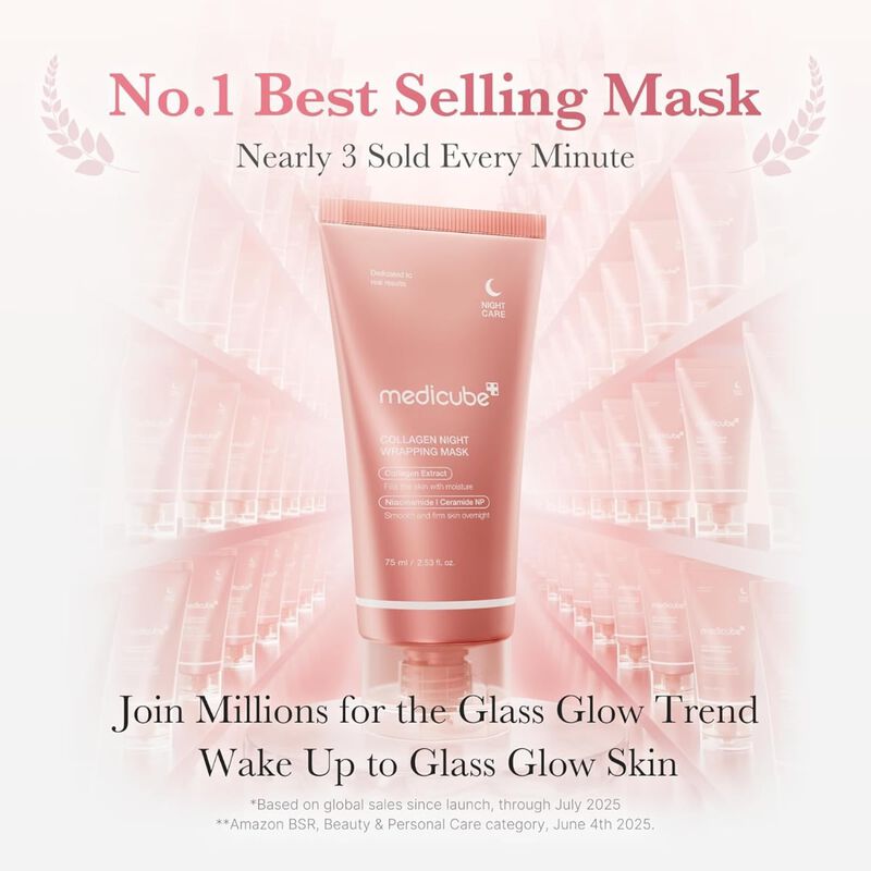 medicube collagen night mask