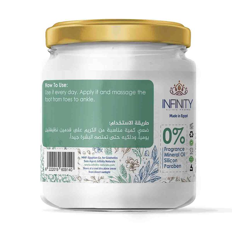 infinity natural infinity naturals foot cream lavender essential oil