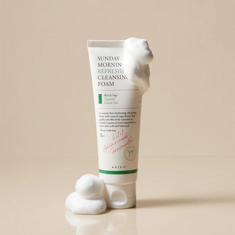 axisy sunday morning refreshing cleansing foam