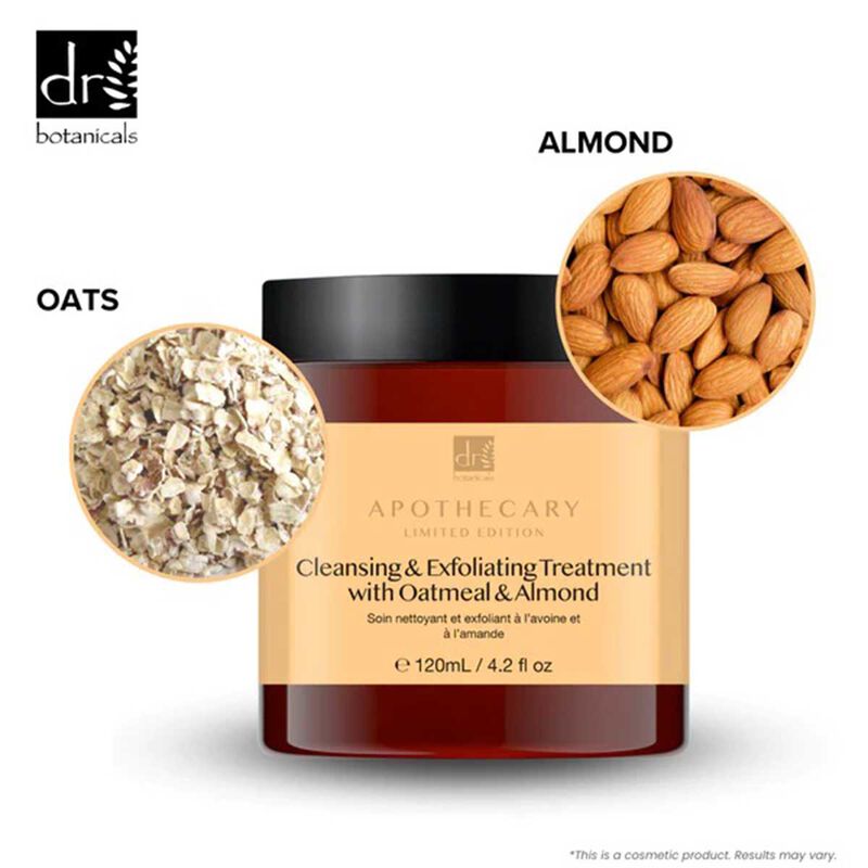 Cleansing and Treatment With Oatmeal and Almond dr. botanicals cleansing and treatment with oatmeal and almond