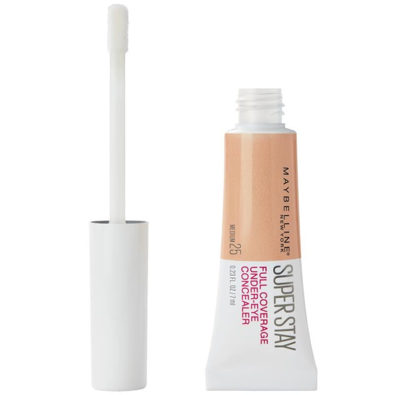 Superstay Full Coverage 24H Under-Eye Concealer -25 Medium maybelline new york superstay full coverage 24h undereye concealer 25 medium