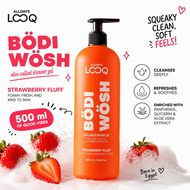 faces b di w sh strawberry fluff body wash 500ml