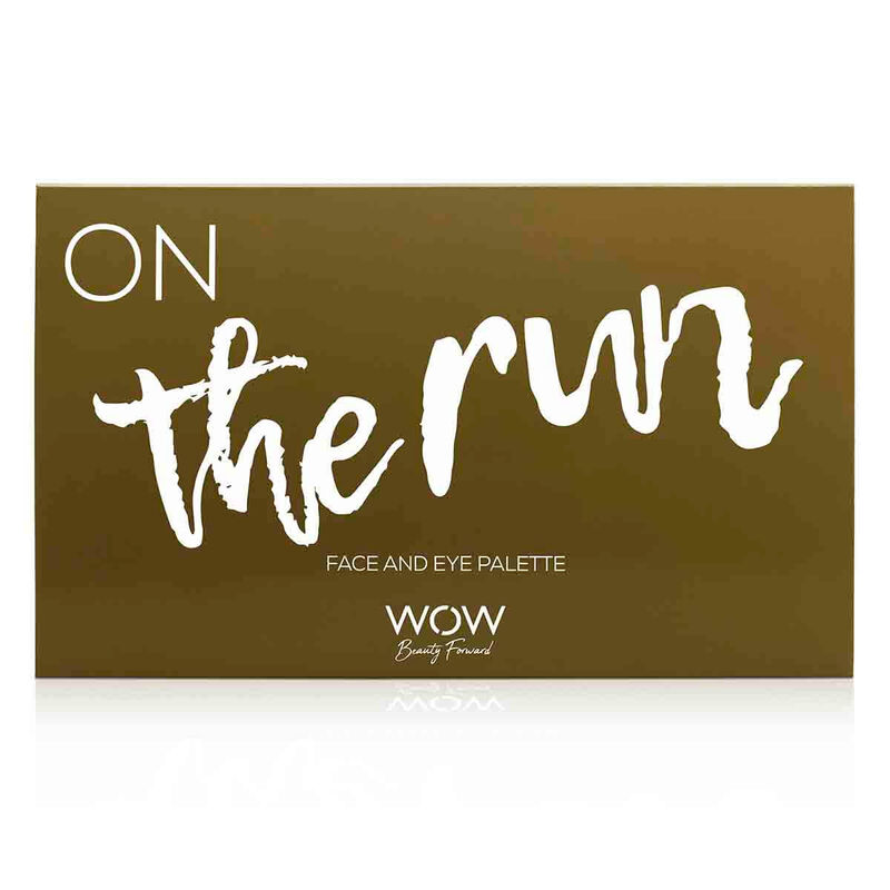 wow beauty on the run face & eye palette