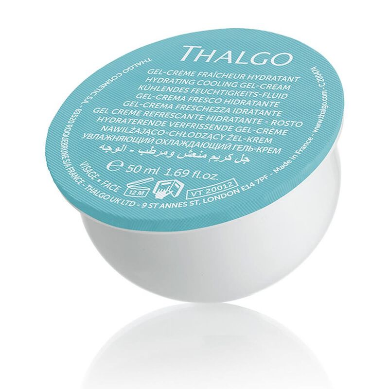 thalgo كبسولة كريم جل مبرد مرطب سورس مارين