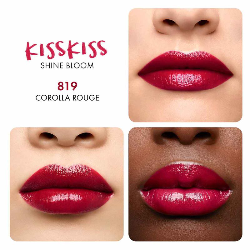 KissKiss Shine Bloom Lipstick guerlain kisskiss shine bloom lipstick